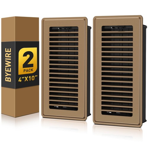 Byewire floor register - register, 4x10